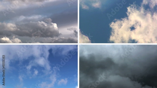 impression of four different skies photo