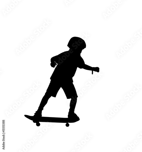Boy on a skateboard
