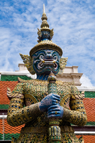 Thai guardian statue