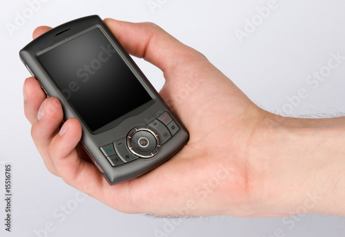 Wallpaper Mural Mobile phone in man hand Torontodigital.ca