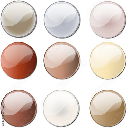 boutons, cercle