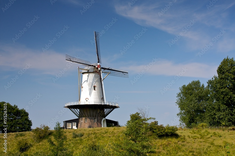Windmühle am Deich