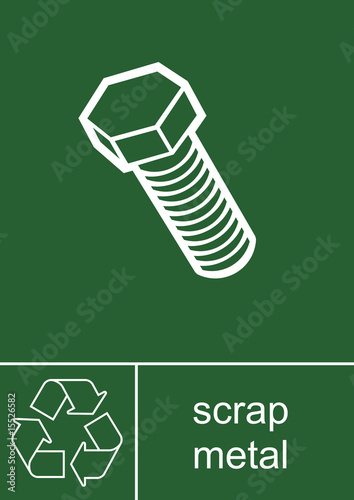 Recycling Sign Scrap Metal