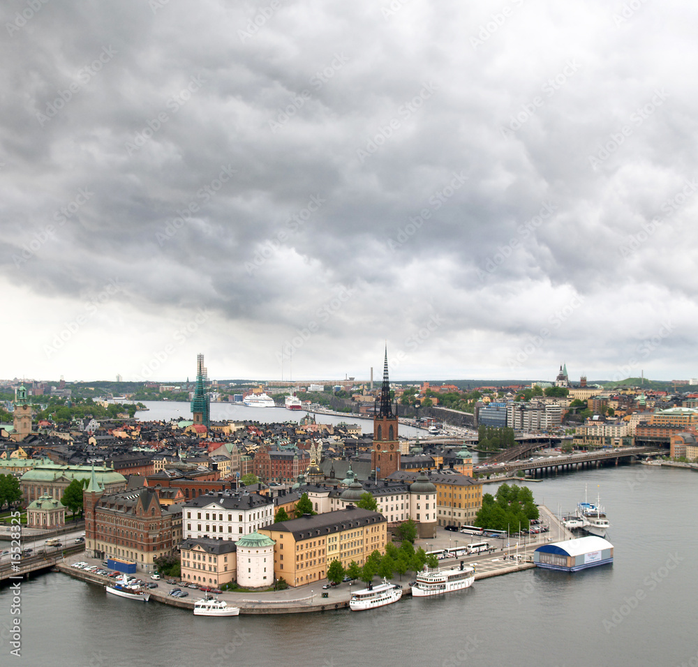 view of Stockholm cityscape