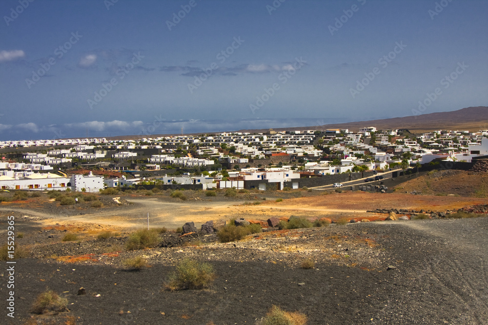 Village of Haria Lanzarote island spain