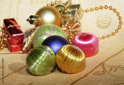 Christmas balls photo