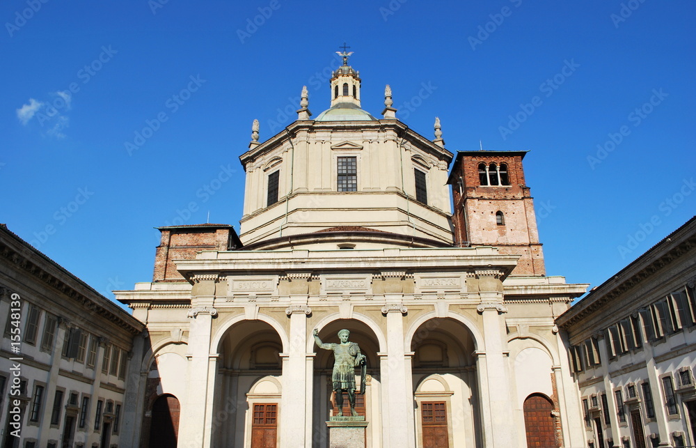 St. Lorenzo church in Milan, Italy