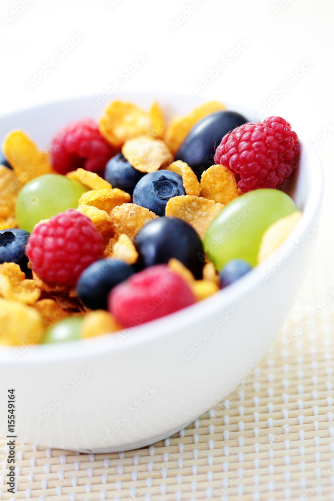 corn flakes with fruits corn flakes with fruits