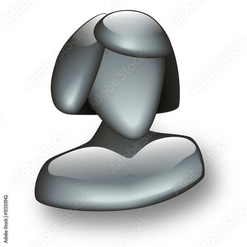 Avatar donna grigio