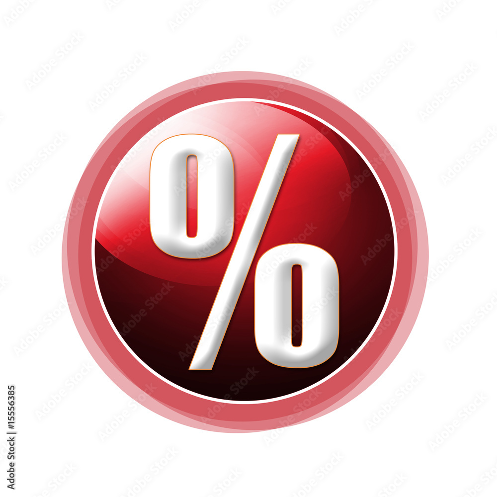 Prozent Button Prozent Button