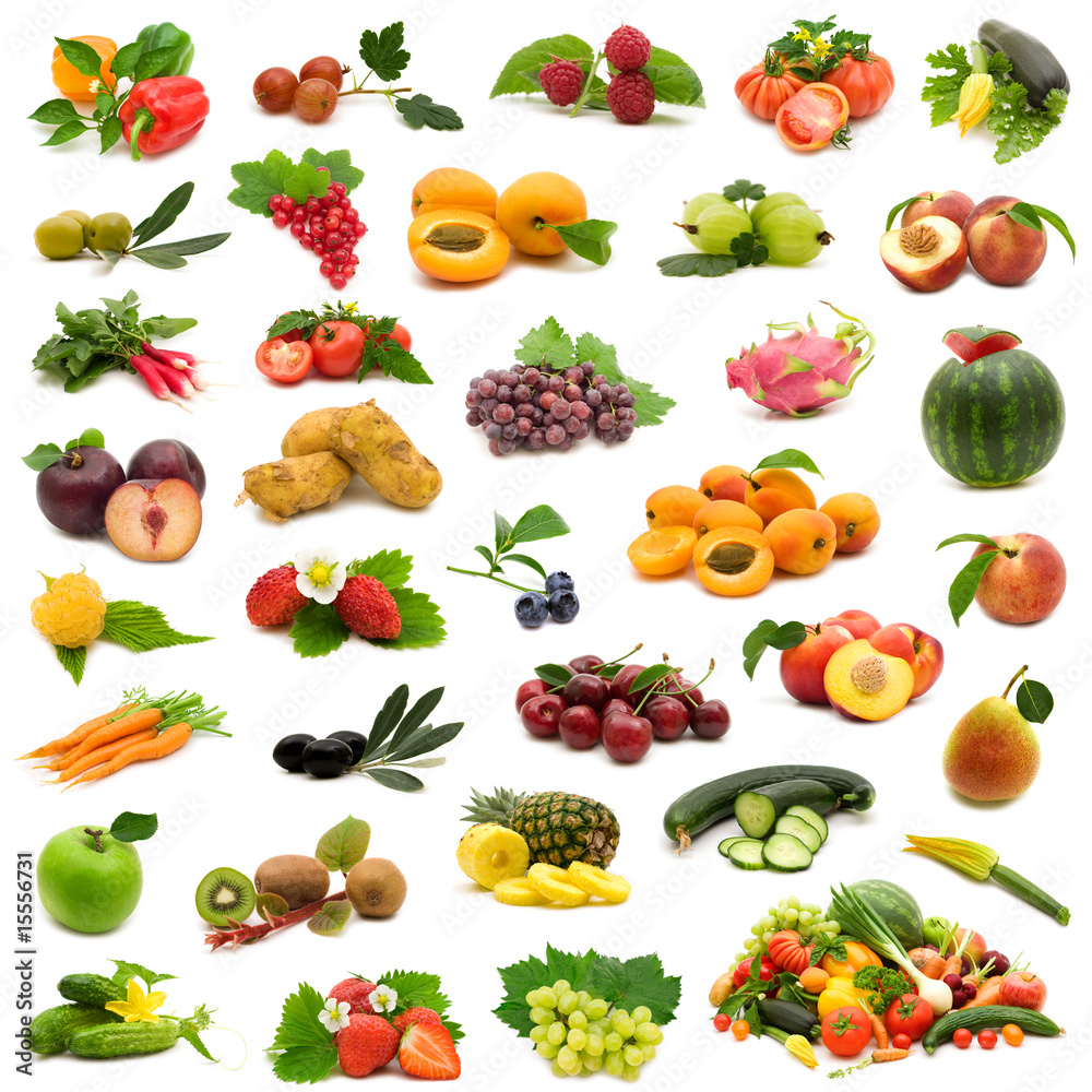 large page of bio fruits and vegetables large page of bio fruits and vegetables