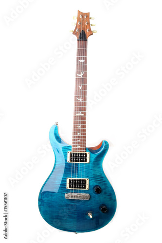 Electric guitar isolated