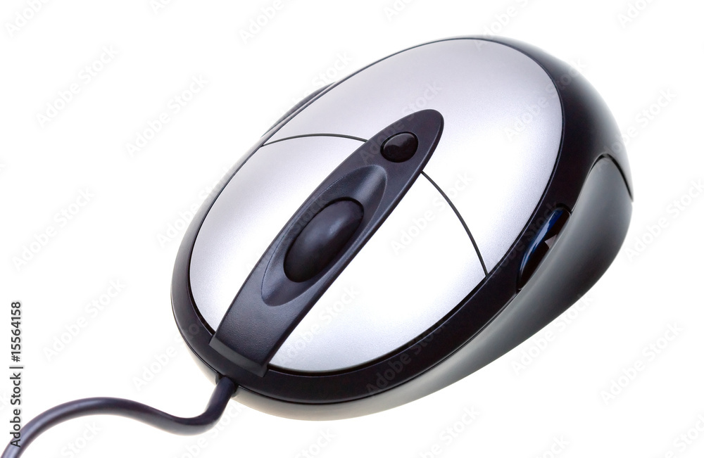 Close-up computer mouse isolated on white Close-up computer mouse isolated on white