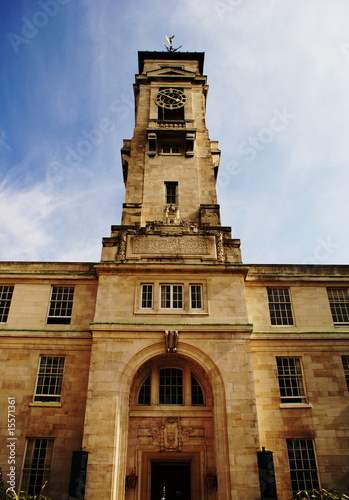 clock tower on a building © hari