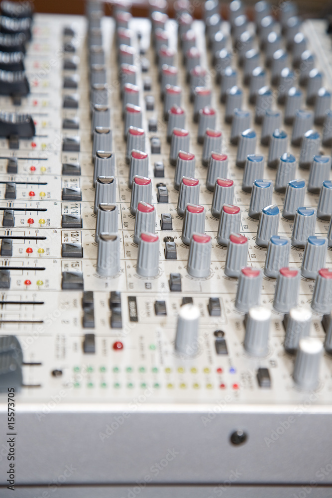 closeup photo of the control panel