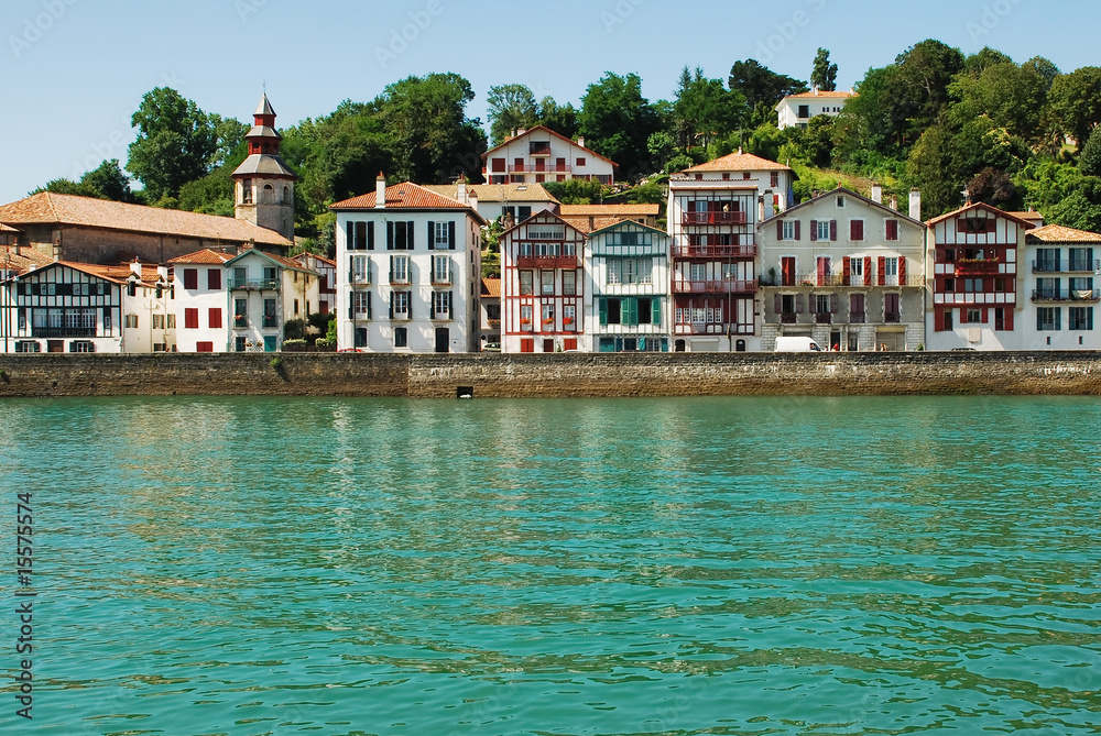 Typical Basque seaside village
