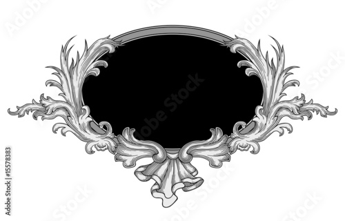 Ornate frame vector