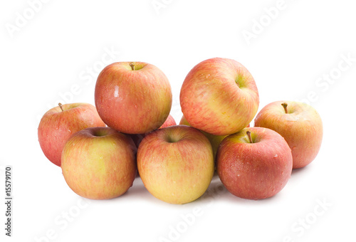 Isolated apple stack