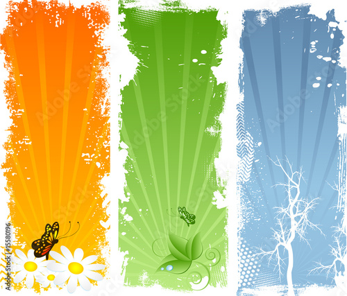Grunge nature backgrounds