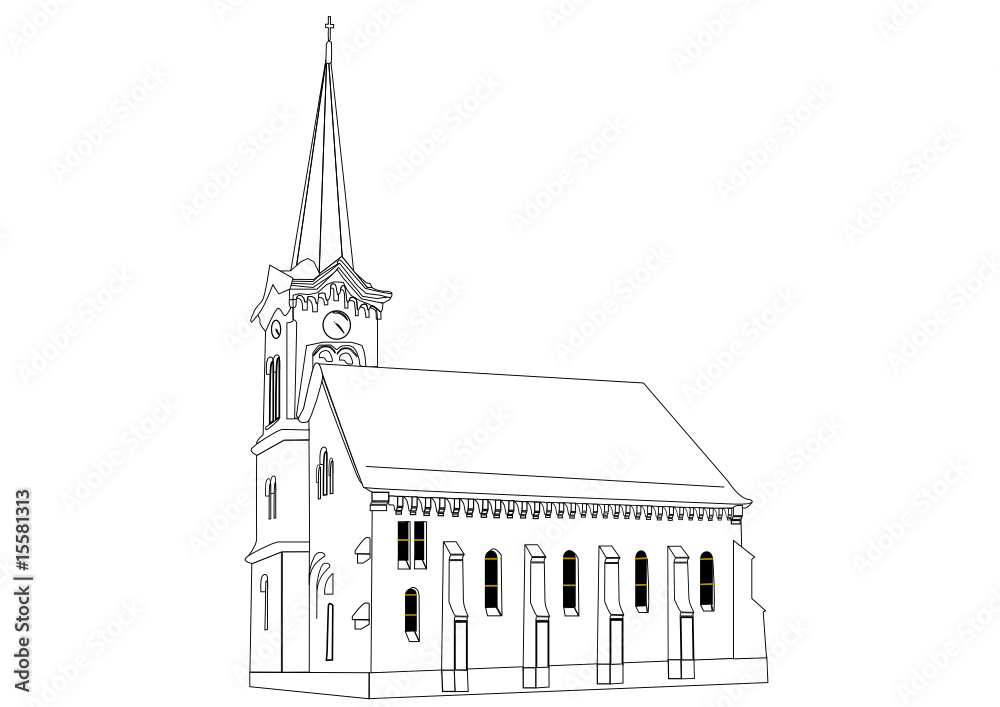 Eglise en 3D