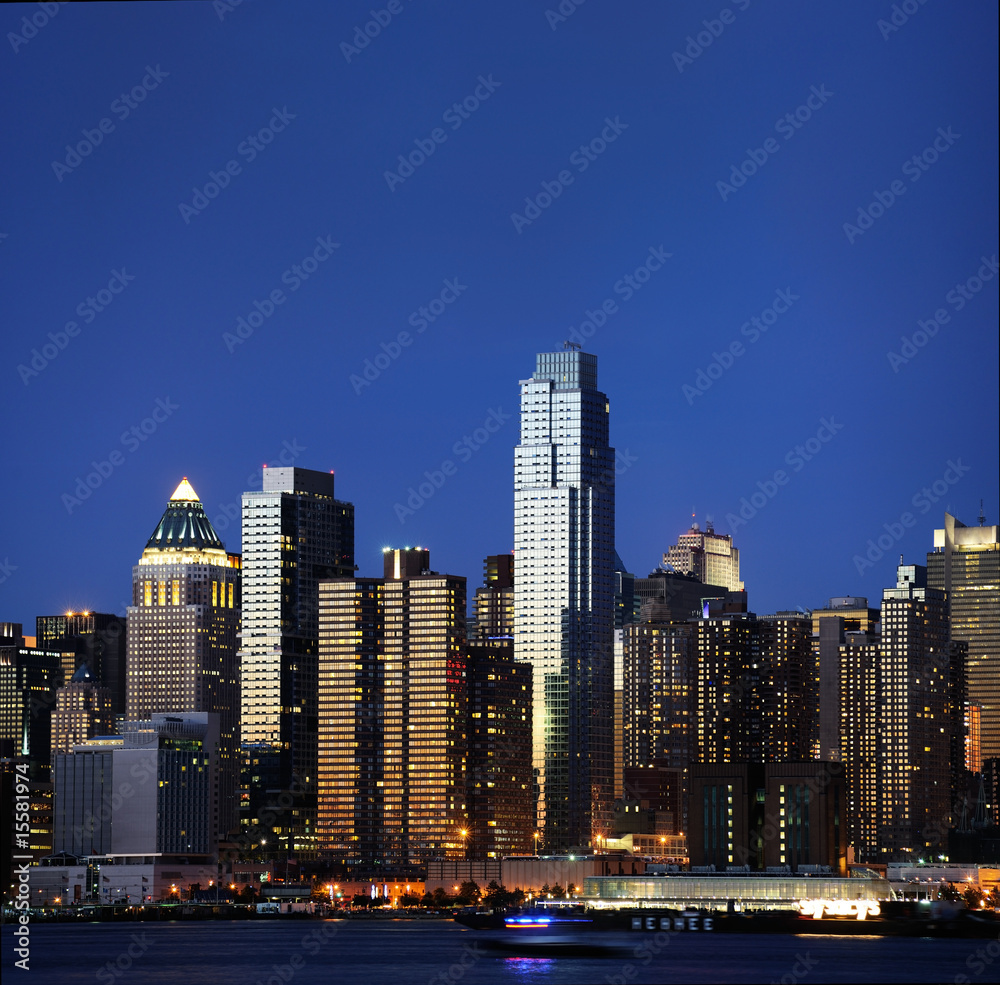 Manhattan at sunset Manhattan at sunset