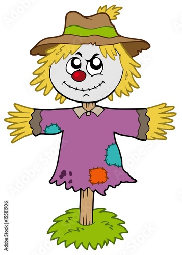 Cartoon scarecrow