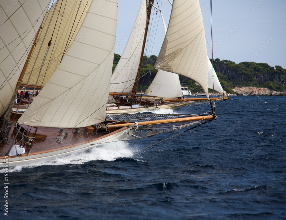 Naklejka premium Stara żaglówka