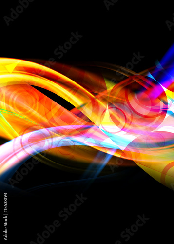 Abstract Dreamy Nature Background Composition