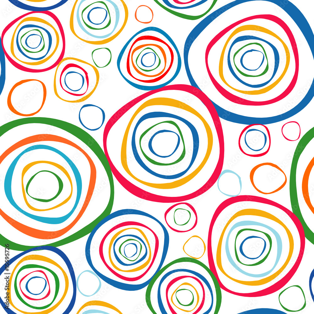 Seamless festive background from rough circles. Seamless festive background from rough circles.