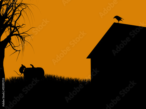 Halloween Illustration silhouette