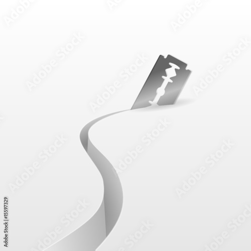 rasierklinge einschneidend I