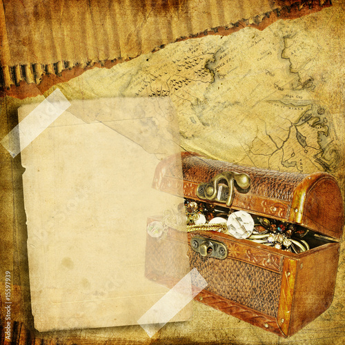 vintage background - adventure stories