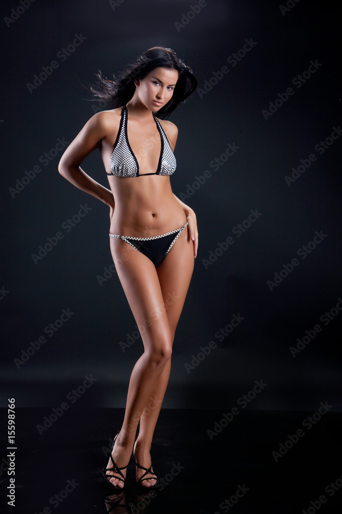 Young Woman In Swimsuit