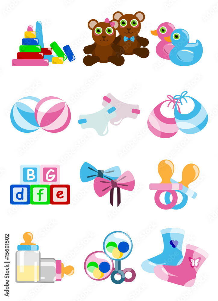 baby object icons