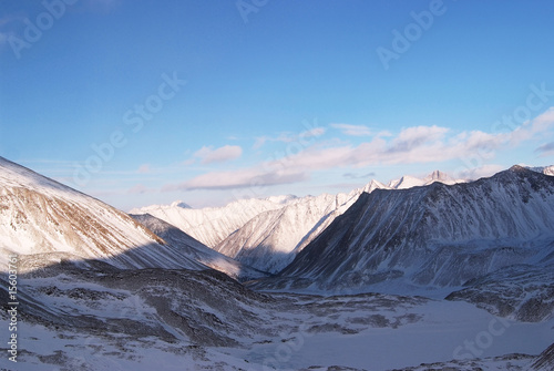 Eastern Sayan mountains. Altai.