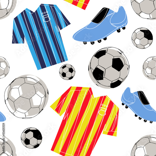 soccer seamless pattern