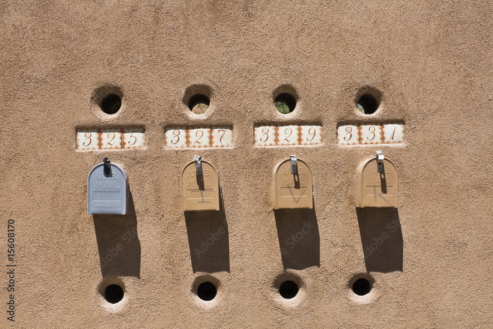 Fototapeta premium Mailboxes in Santa Fe