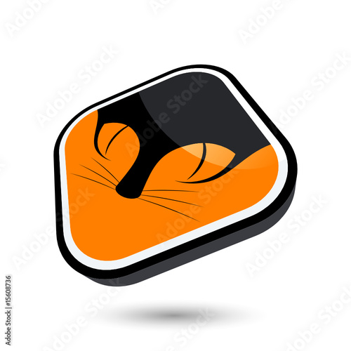katze auge logo kopf