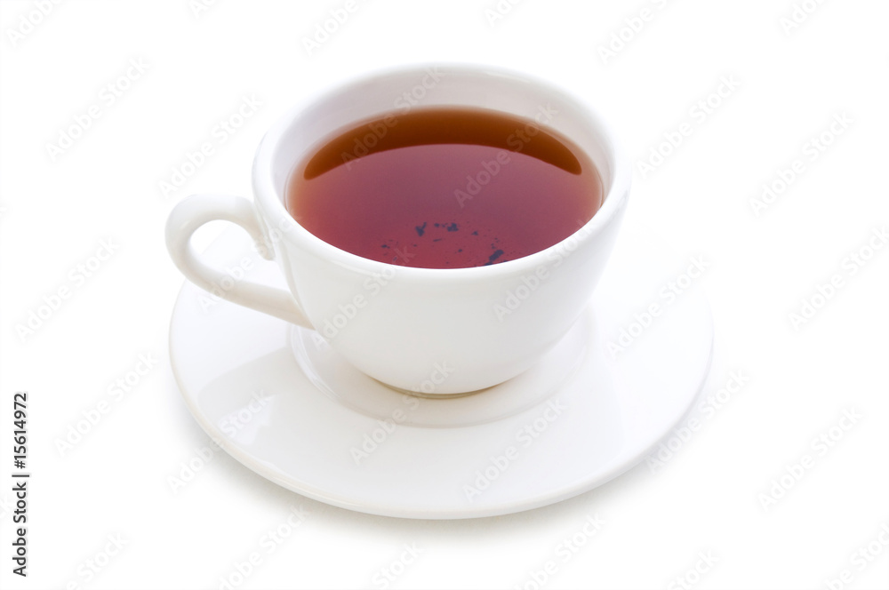 Cup of tea isolated on the white Cup of tea isolated on the white