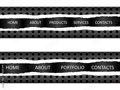 website banner template vector illustration