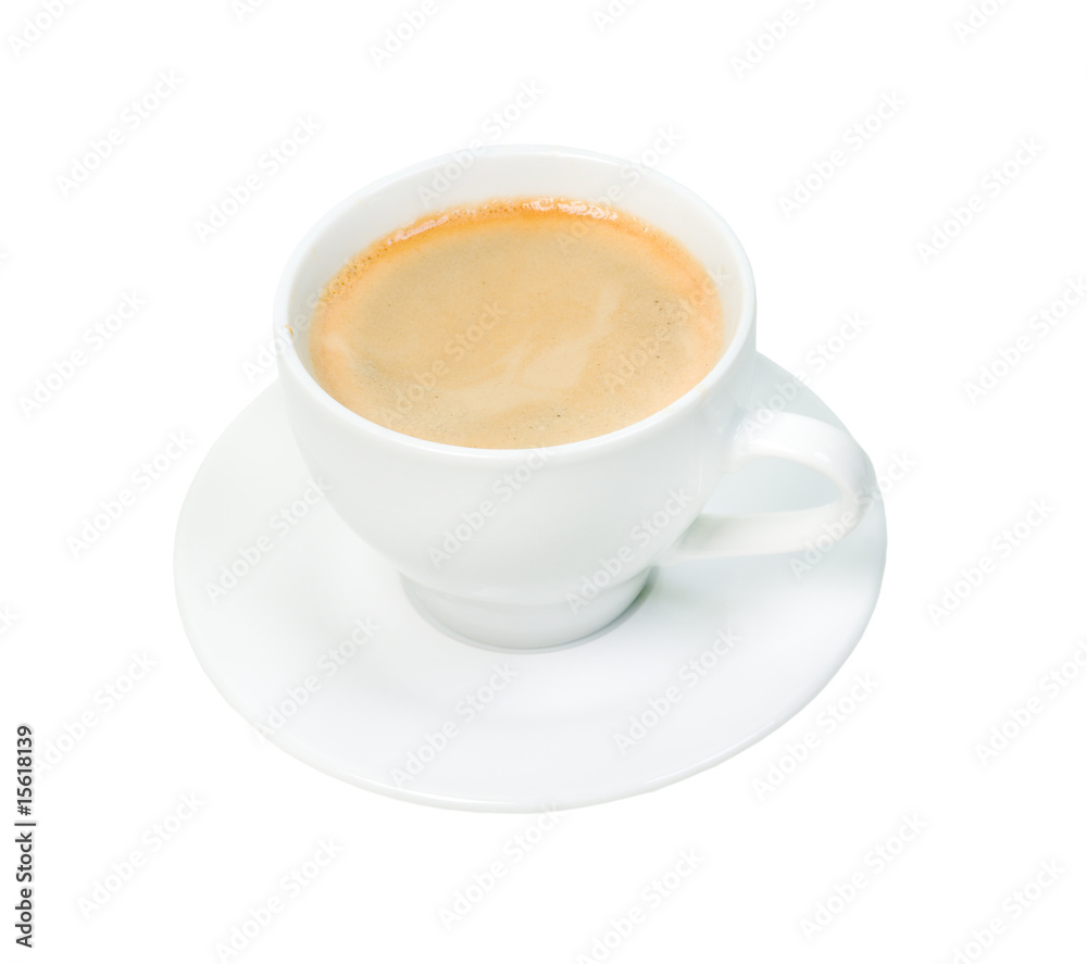 cappuccino.Cup of coffee on a white background cappuccino.Cup of coffee on a white background