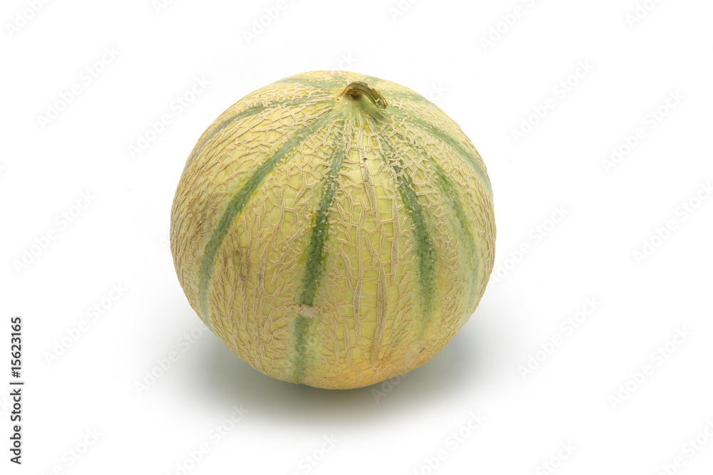 Melon sur fond blanc