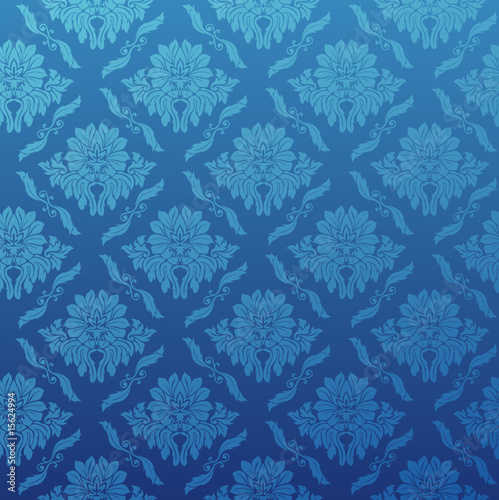 seemles pattern blue wallpaper