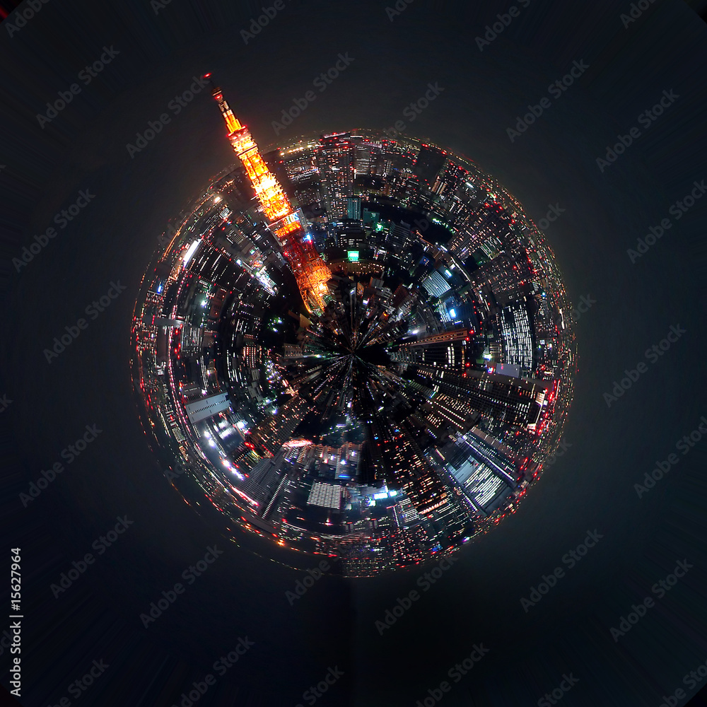 Naklejka premium Planète Tokyo