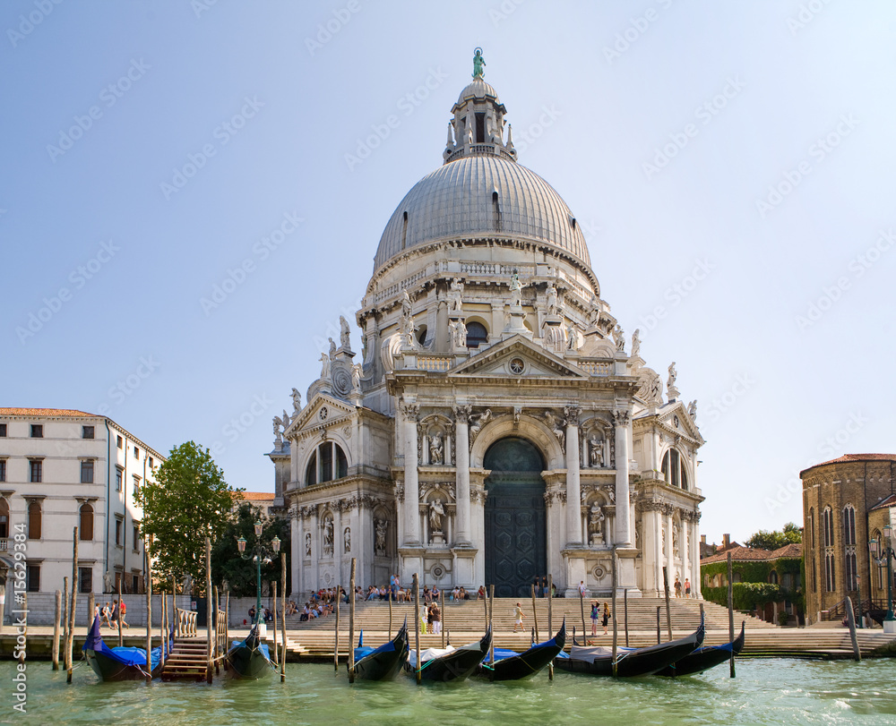Naklejka premium Italy. Venice. Santa maria della salute