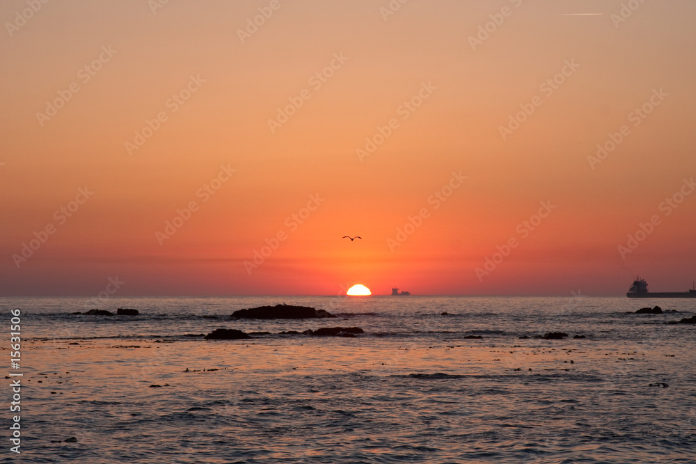 sunset sea sunset sea
