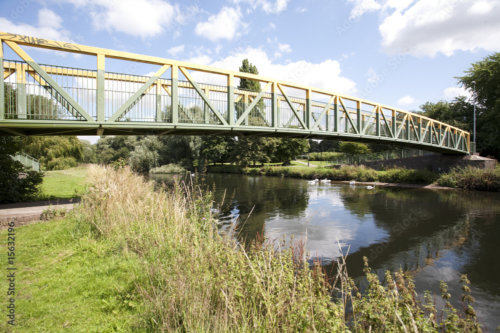 river footbridge
