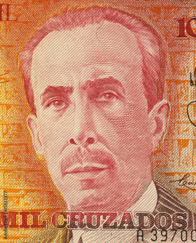 Carlos Chagas on 10000 Cruzados 1989 Banknote from Brazil