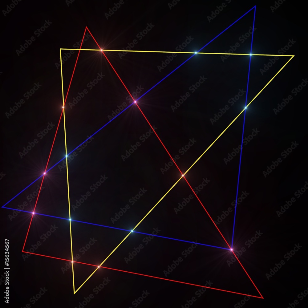 Obraz premium Anstrakcyjne trójkąty #2