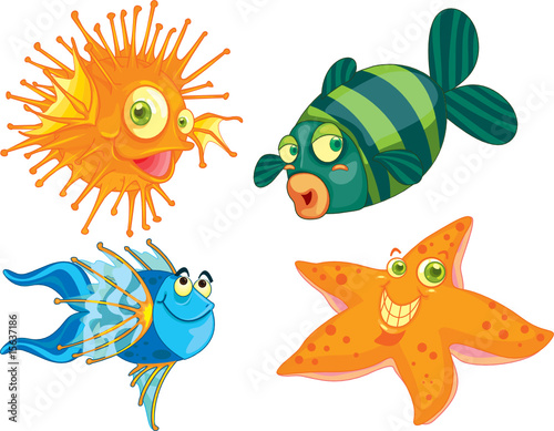 cartoon fish